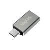 Logilink USB 3.2 Gen1 Type-C Adapter, C/M zu USB-A/F, silber
