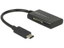 DELOCK USB 3.1 Gen 1 Card Reader USB Type-C Stecker 4 Slots