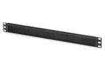 DIGITUS Kabelbürstenleiste 1HE Öffnung 24x423mm schwarz