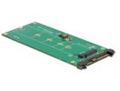 DELOCK SATA Konverter U.2 SFF-8639 NVMe -> 1x M.2 Key M