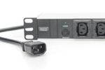 Digitus DN-95404 Overspanningsbeveiliging Zwart 10 AC-uitgang(en) 250 V 2 m
