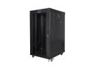 Lanberg FF01-6822-12BL rack 22U Vrijstaande rek Zwart