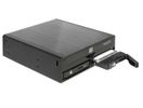 DELOCK Wechselrahmen 1x 5,25" Slim Laufw. + 2x 2.5" SATA HDD