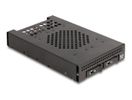 DELOCK 3.5 Wechselrahmen für 2 x M.2 NVMe SSD Slim SFF-8654