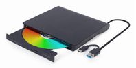 gembird DVW EXT SLIM DVD-USB-031 black USB-C&3.1 DVD8x CD24x