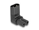 DELOCK Netzadapter IEC 60320 - C8 auf C7, Stecker / Buchse