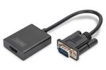 Digitus DA-70473 video kabel adapter 0,15 m VGA (D-Sub) Zwart