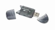 Gembird FD2-SD-1 geheugenkaartlezer USB 2.0 Zwart