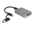 DELOCK USB Type-C Card Reader im Aluminium für CFexpress