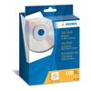 HERMA CD-Papierhüllen weiß mit Klebefläche   100 St.
