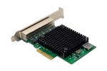 DIGITUS Netzwerkkarte 4Port RJ45 RTL8125B 2,5GBits ServerNIC