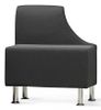 ROCADA Soft linkes Modul Sofa 73,8x66x77 cm schwarz