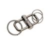TROIKA Schlüsselanhänger 2-WAY KEY gunmetal