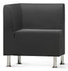 ROCADA Soft Eck-Modul Sofa mit Rckenlehne schwarz