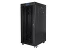 Lanberg FF01-8027-12BL rack 27U Vrijstaande rek Zwart