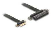 DELOCK Riser Karte PCI Express 3.0 x1 St > x8 Slot mit Kabel