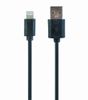 gembird USB-zu-8-Pin-Synchronisierungskabel, schw, 3m