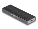 DELOCK Externes USB Type-C M.2 NVMe PCIe oder SATA SSD