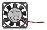 DELOCK Axiallüfter 12 V DC, 40 x 40 x 10 mm schwarz