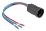 DELOCK Fassung für 19mm 3 Pin Taster oder Schalter