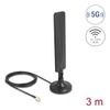DELOCK 5G LTE Antenne SMA Stecker 3 dBi omnidirektional mit