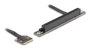 DELOCK Adapter Mini PCIe Stecker zu PCIe 3.0 x16 Slot 90°