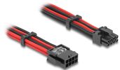 DELOCK Mainboard Powerkabel 8 Pin St. zu 6+2 Pin Bu. 30cm