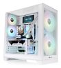 Geh Thermaltake View 390 Air  Midi Tower  "Snow"       White retail