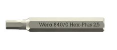 Wera 840 Micro Bits Hex-Plus 2,5 x 30mm