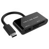 gembird Kompakter USB Typ C SDXC Combo Cardreader schwarz