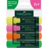 FABER-CASTELL Textmarker TL 48 4er Kartonetui