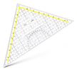 ARISTO TZ-Dreieck 32,5cm mit Griff Facette und Tuschenoppen