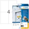HERMA Folien-Etiketten A4 105x148mm   weiß ablösbar    80St.