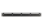 DIGITUS Patchpanel 1U 24-Port  LSA  Cat6 8P8C ungeschirmt