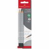 FABER-CASTELL Bleistift Grip 2001 mit G-tip HB 3x BK