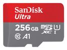 SD MicroSD Card 256GB SanDisk Ultra Class 10 inkl. Adapter
