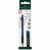 FABER-CASTELL Druckbleistift Grip 1347 + 12 Minen B BK