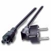 EFB Netzkabel Schutzkontakt 90°-C15 180°,sw,1.8m,3x0,75mm