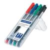 STAEDTLER Folienstift Lumocolor F perm 4St