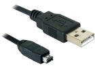 DELOCK USB Kabel A -> miniB 4Pin St/St 1.50m