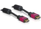 DELOCK HDMI Kabel High Speed A -> A St/St 3.00m Premi
