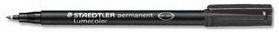 STAEDTLER Folienstift Lumocolor perm M schwarz 10 Stück