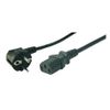 Logilink Power Cord, CEE7/7-C13, black, 3,00m