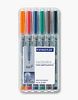STAEDTLER Folienstift Lumocolor F nonperm 6St