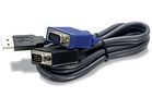 TRENDnet KVM Kabel USB /VGA 2m
