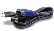 TRENDnet KVM Kabel USB /VGA 3m