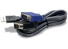TRENDnet KVM Kabel USB /VGA 5m