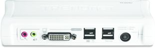 TRENDnet KVM 2-Port DVI USB Switch mit Audio Kit