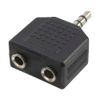 Logilink Audio Adapter 1x Mini 3,5mm -> 2x Mini 3,5mm St/Bu