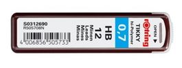 ROTRING Feinmine Dose Feinminen 12 Stück 0.7 HB
